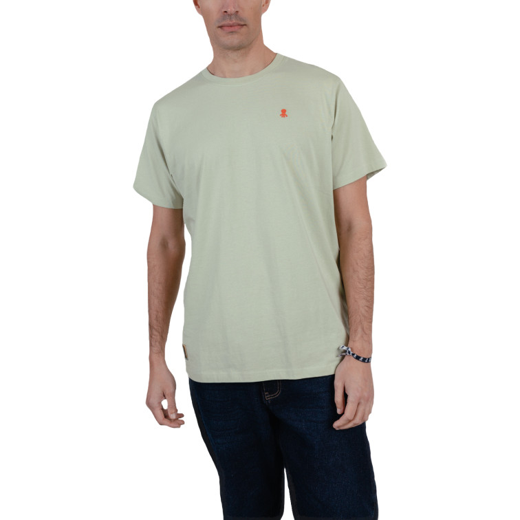 t-shirt homme  el pulpo t-shirt bordado logo contrast