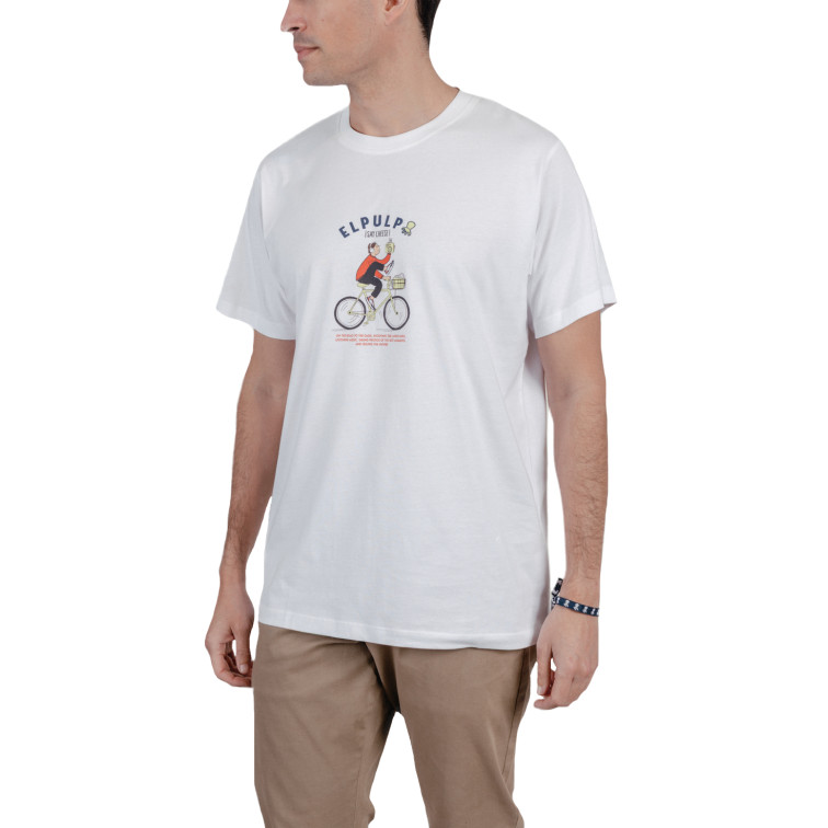 t-shirt homme  el pulpo t-shirt estampado say cheese