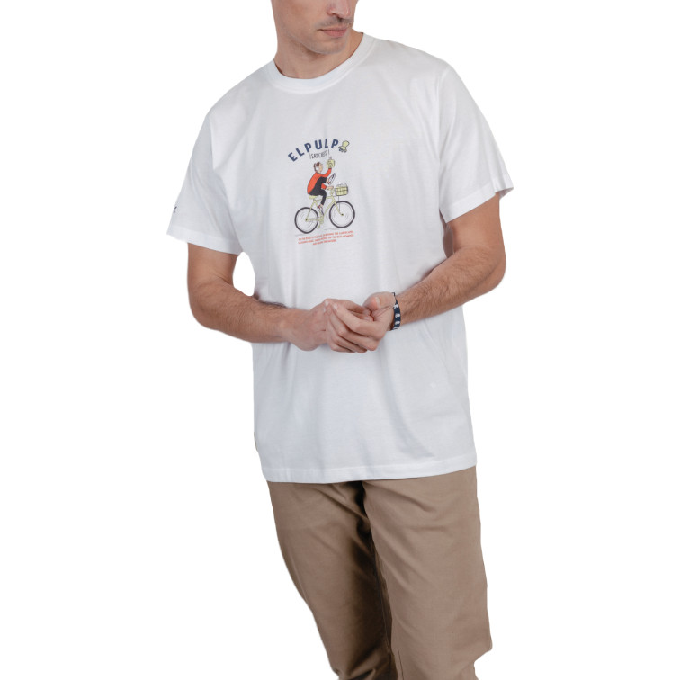 t-shirt homme  el pulpo t-shirt estampado say cheese