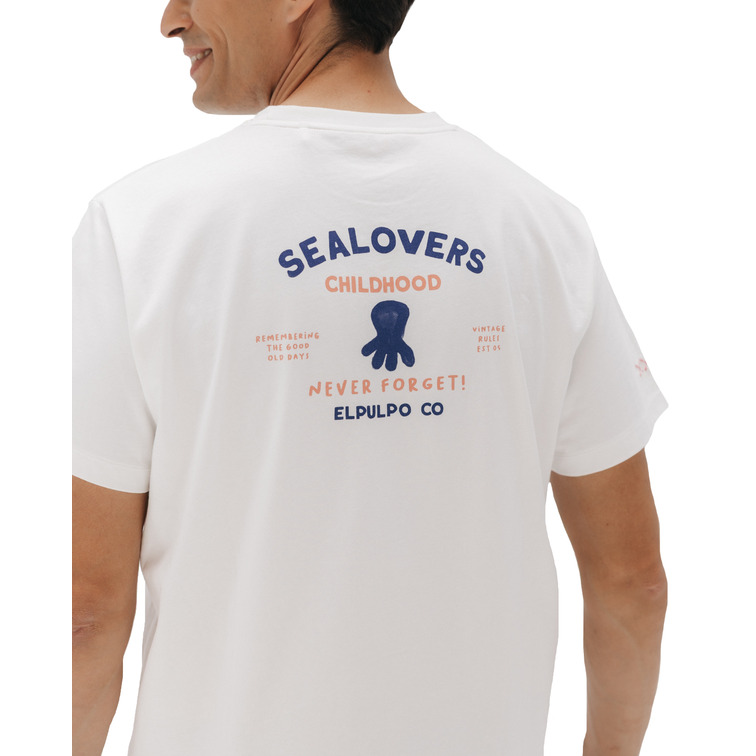 t-shirt homme  el pulpo t-shirt sealovers childhood b