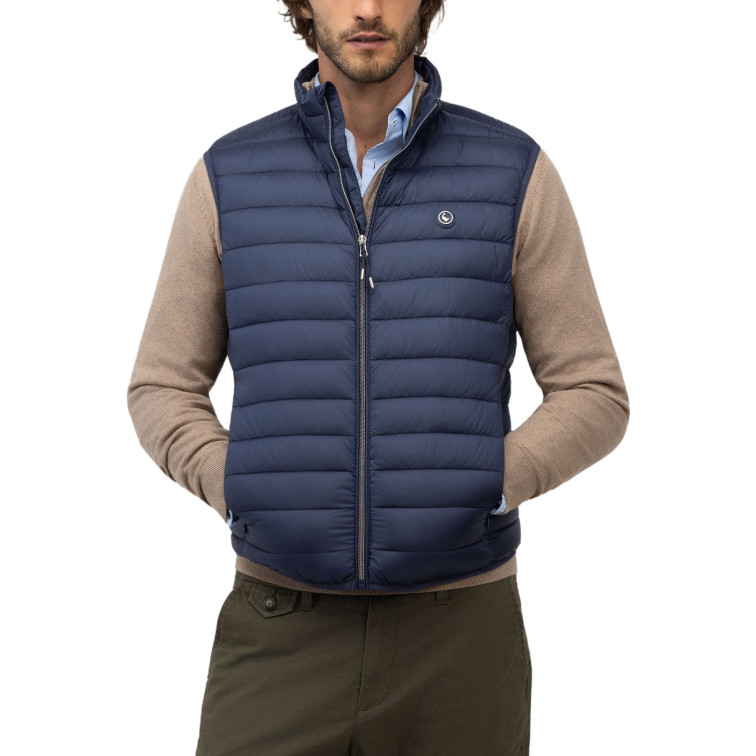 cazadora homme  el ganso veste básico acolchado marin
