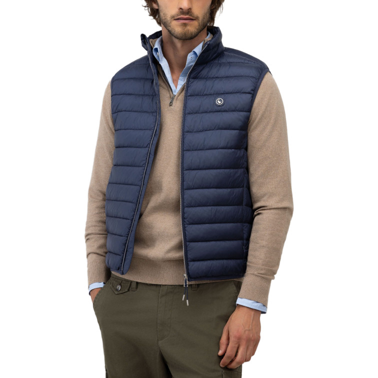 cazadora homme  el ganso veste básico acolchado marin