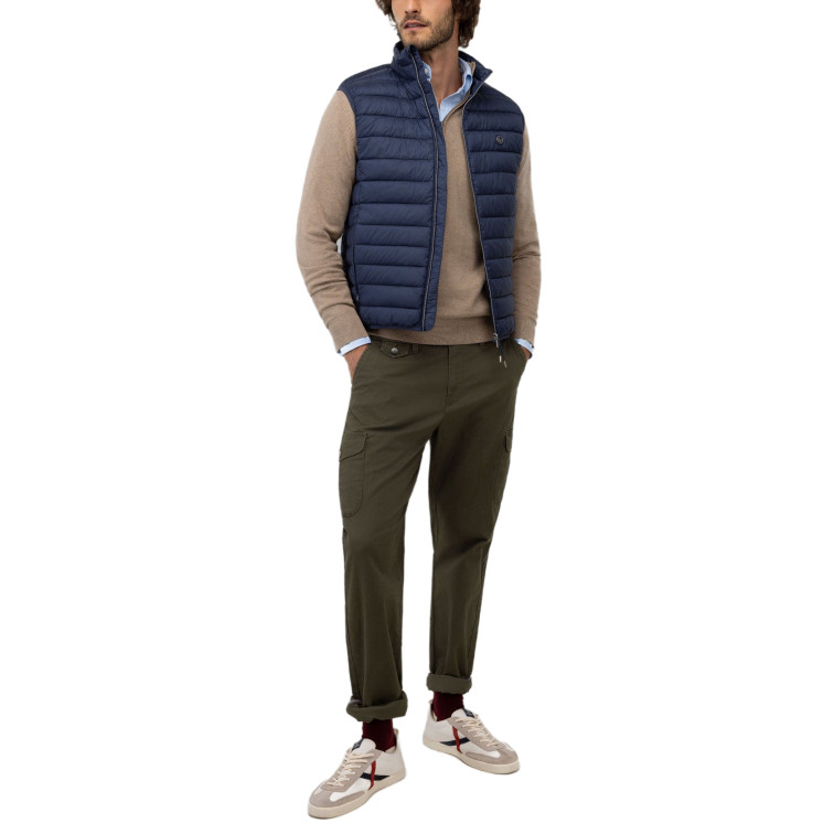 cazadora homme  el ganso veste básico acolchado marin