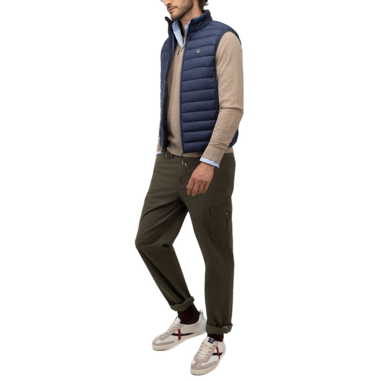 cazadora homme  el ganso veste básico acolchado marin