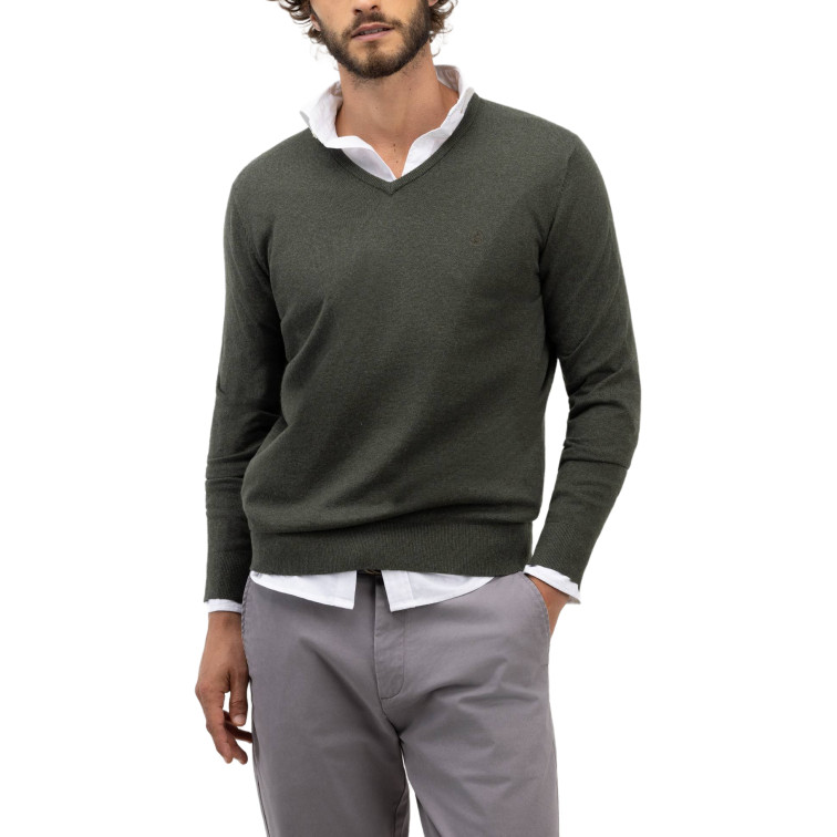 maillot homme  el ganso maillot básico cuello pico verd
