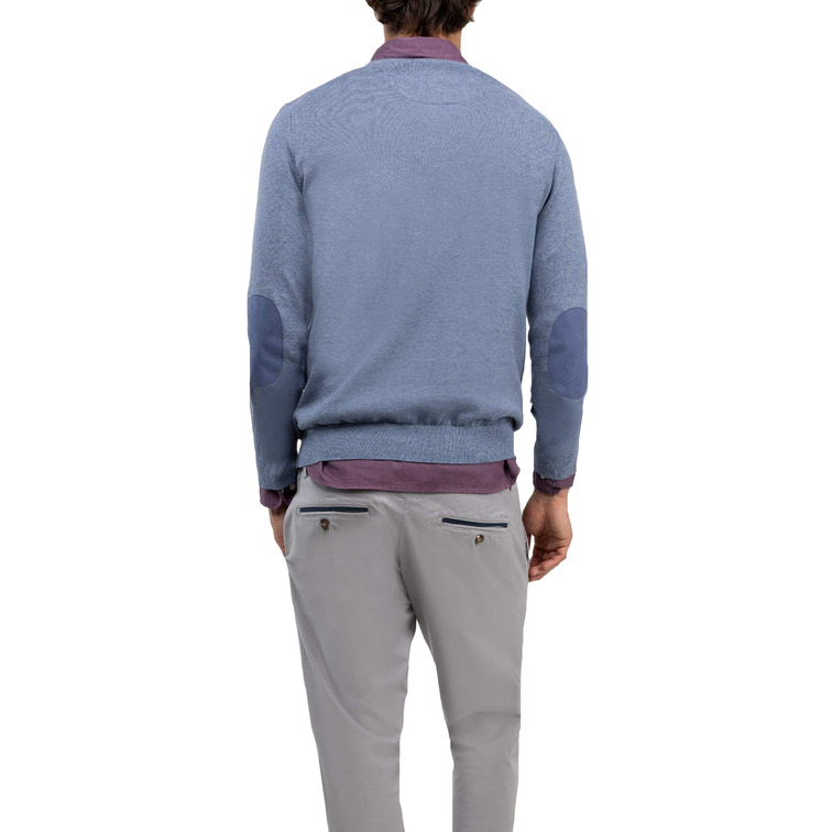 maillot homme  el ganso maillot cuello pico coderas azu