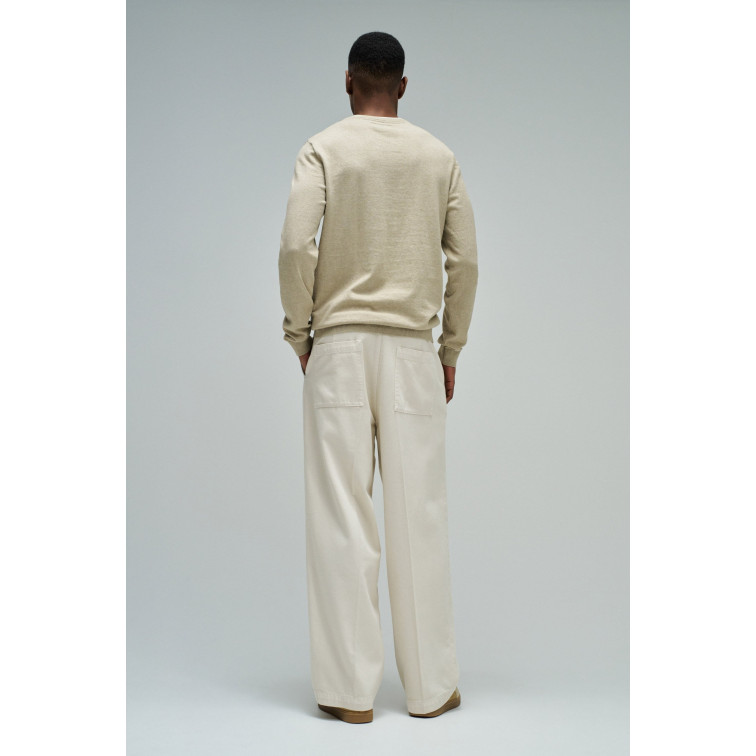 homme knit henley w/ collar maillot d 003