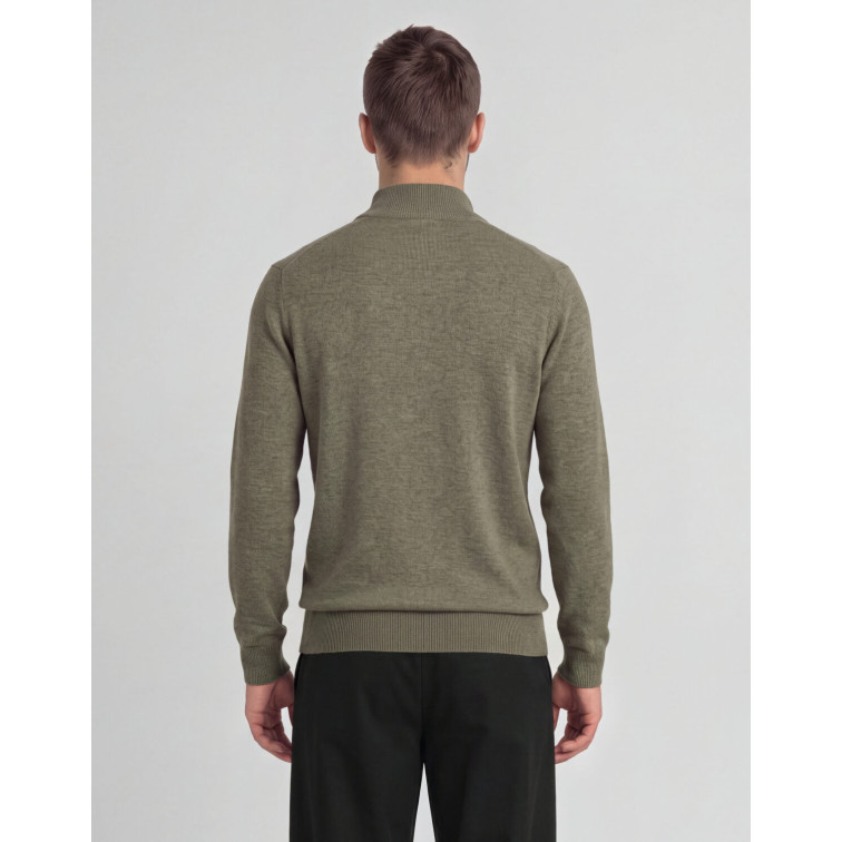 maillot homme  lyle & scott lambswool blend quarter zip ju