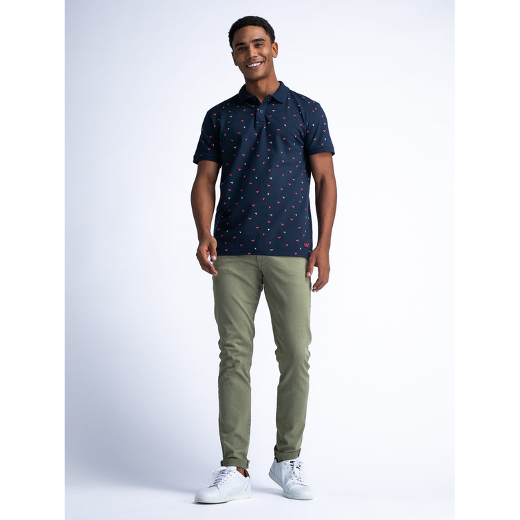 pôle homme  petrol men pôle short sleeve