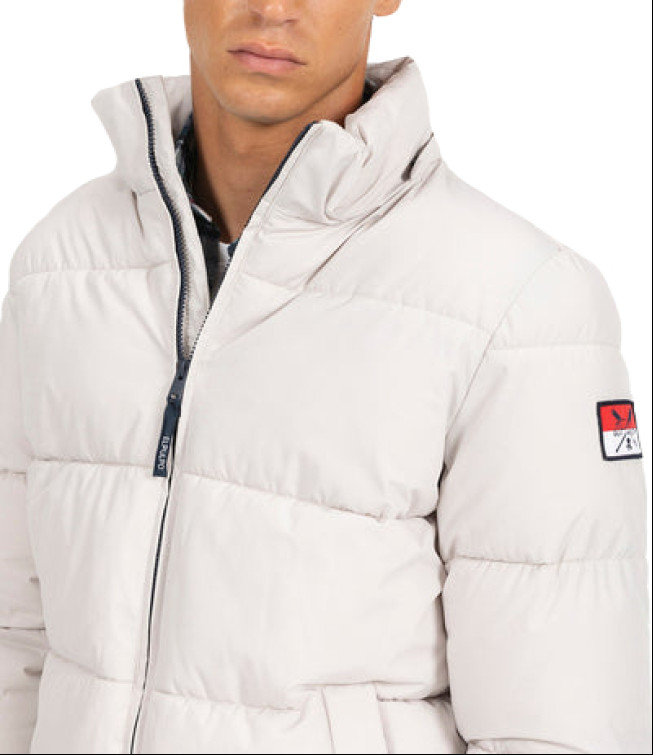 cazadora homme  el pulpo plumífero corto crestone blan