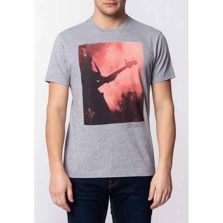 t-shirt homme  merc porter, s/s guitar print t-shi
