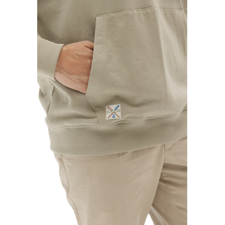 homme sweat-shirt capucha exploring new verde