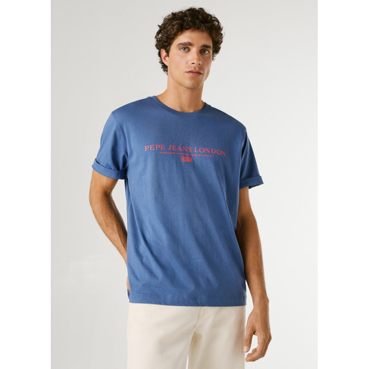t-shirt homme  pepe jeans summer seasonal logo tee