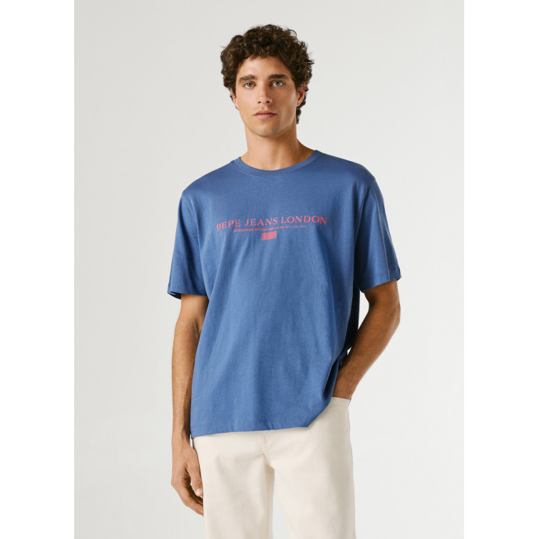 t-shirt homme  pepe jeans summer seasonal logo tee