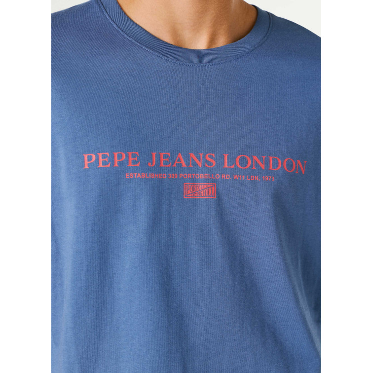 t-shirt homme  pepe jeans summer seasonal logo tee