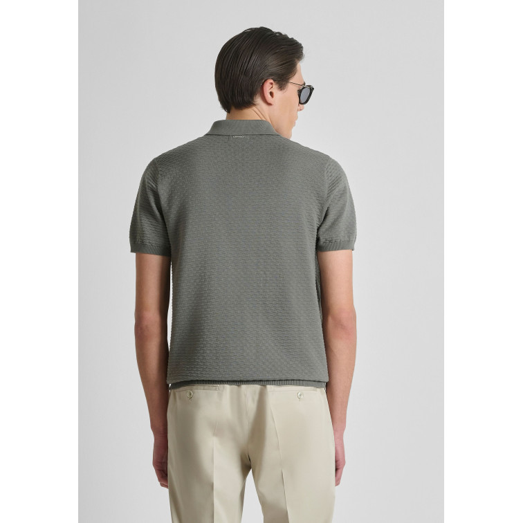 maillot homme  antony morato sweater pôle without button sh