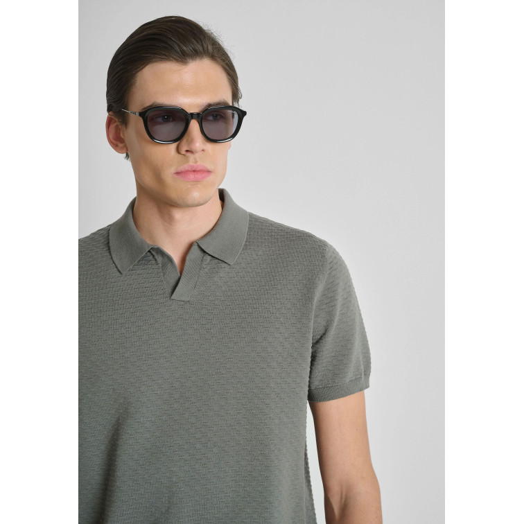 maillot homme  antony morato sweater pôle without button sh