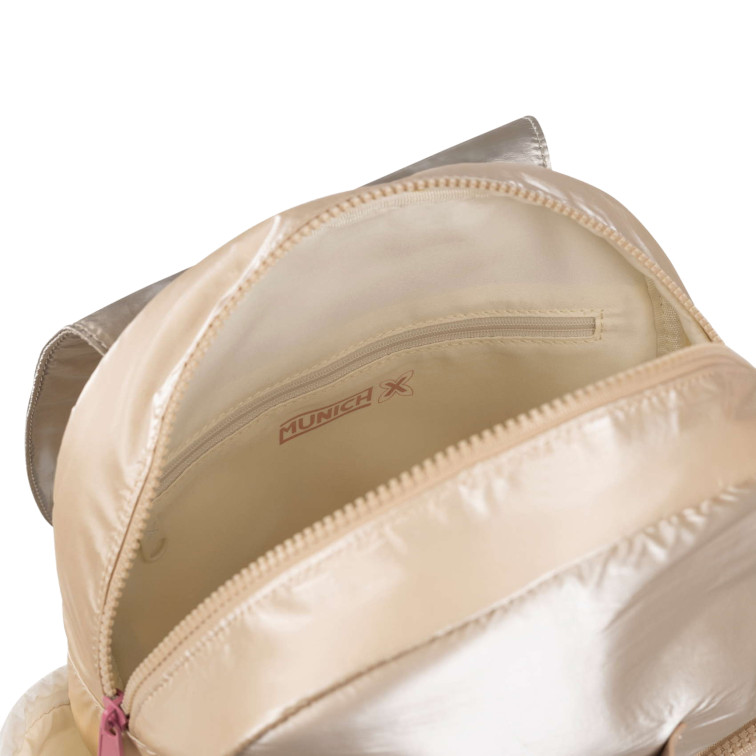 sac à main femme  munich deep recycled backpack honey