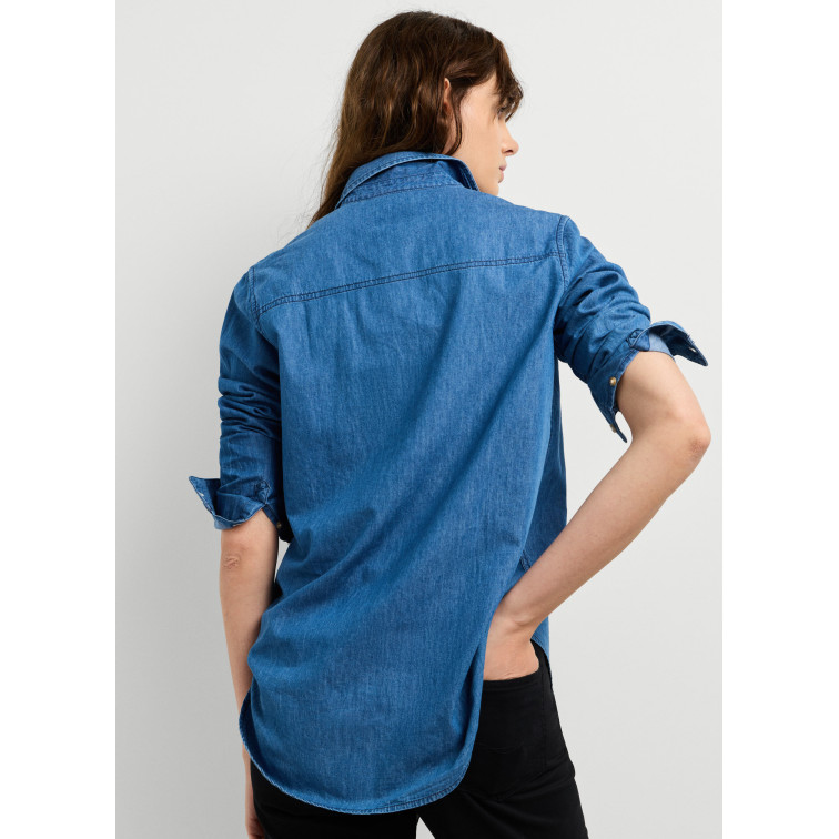 chemise femme  pepe jeans lane classic blouse