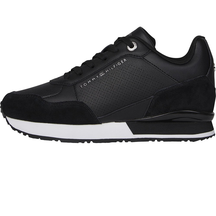 chaussure femme  th leather wedge sneaker
