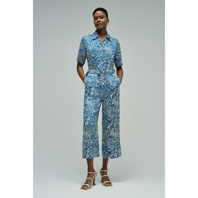 singe femme  salsa jeans short-sleeved print jumpsuit