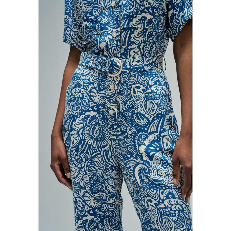 singe femme  salsa jeans short-sleeved print jumpsuit