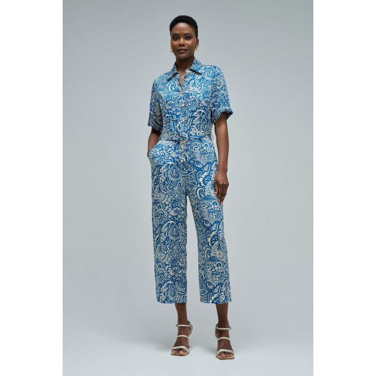 singe femme  salsa jeans short-sleeved print jumpsuit