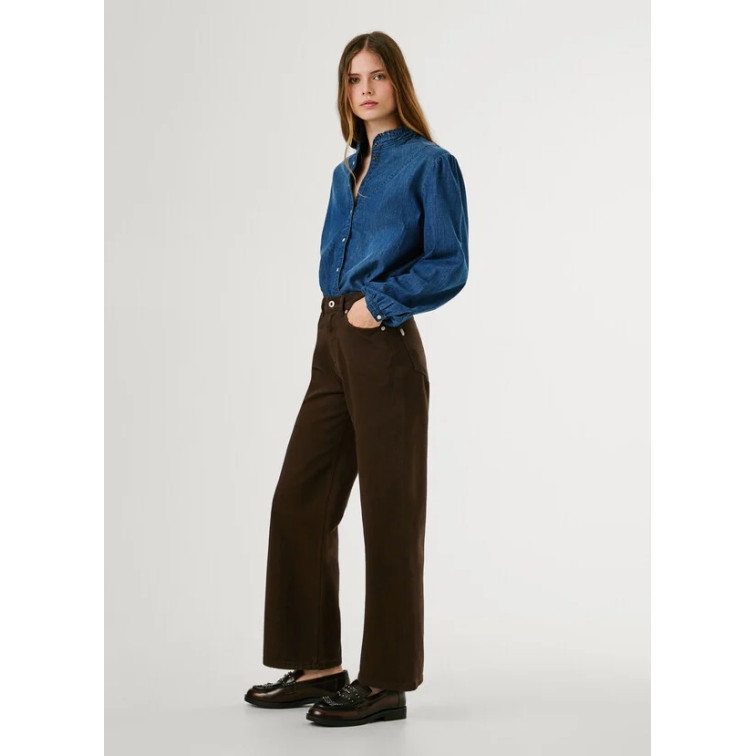 jeans femme  pepe jeans straight jeans uhw lexa