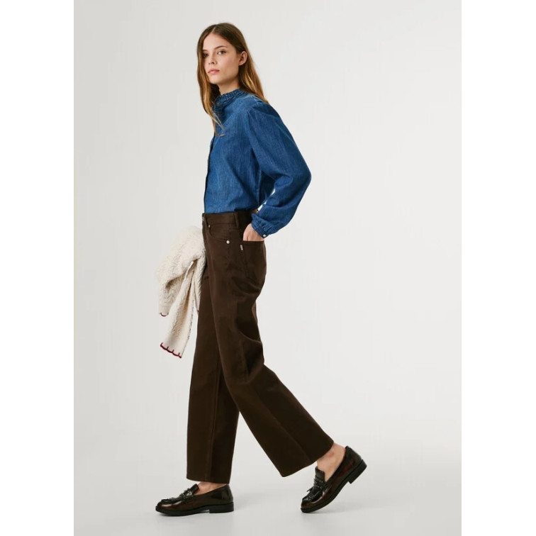 jeans femme  pepe jeans straight jeans uhw lexa