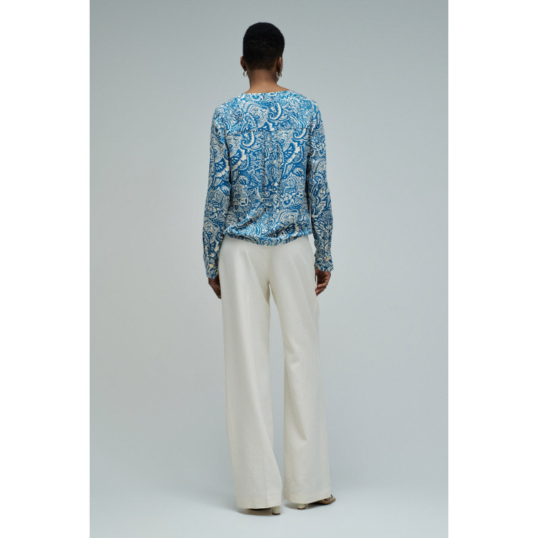 chemise femme  salsa jeans wrap blouse