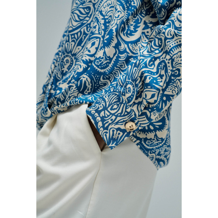 chemise femme  salsa jeans wrap blouse