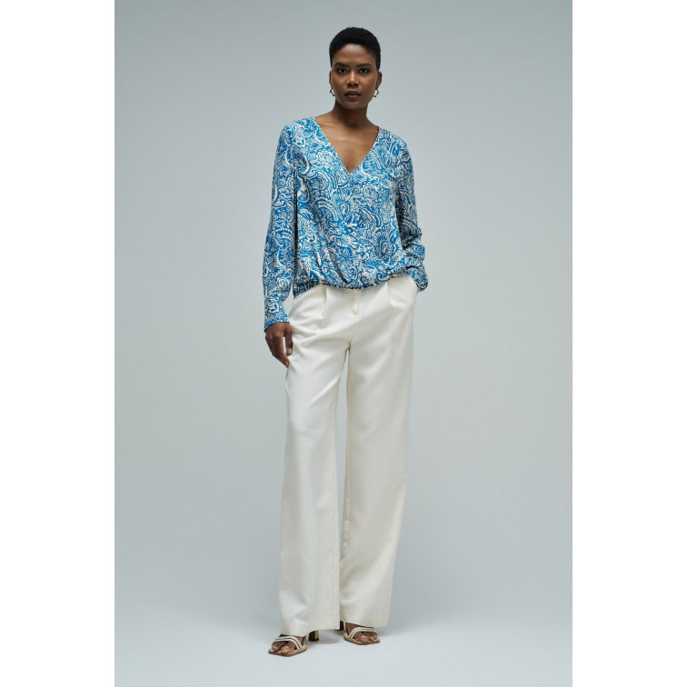 chemise femme  salsa jeans wrap blouse