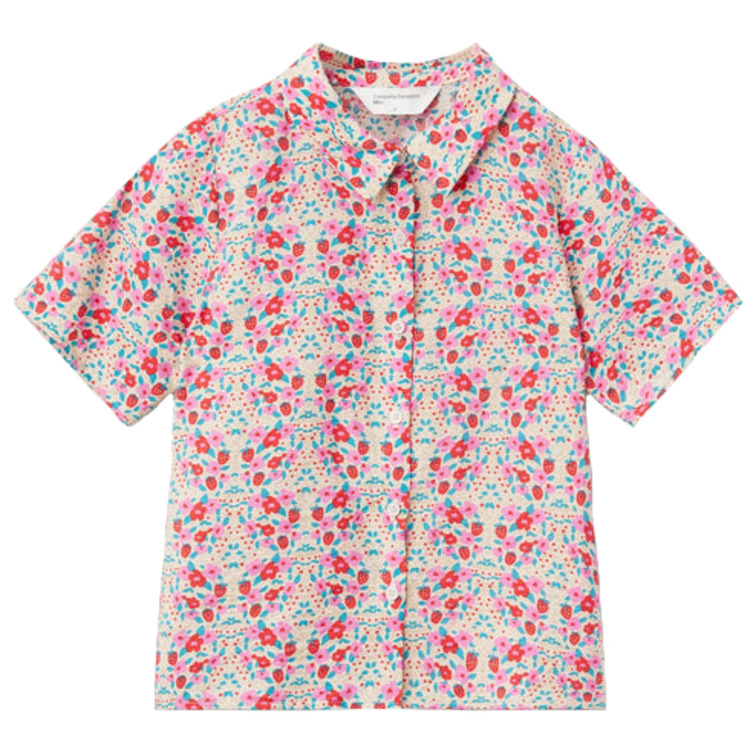 fille chemise de fille estampado sugar flowers