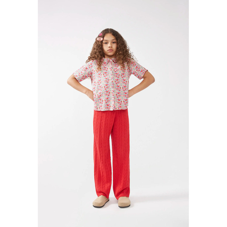 fille chemise de fille estampado sugar flowers