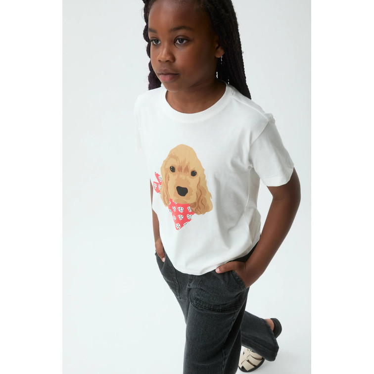 t-shirt fille  ciafan t-shirt de fille con estampado