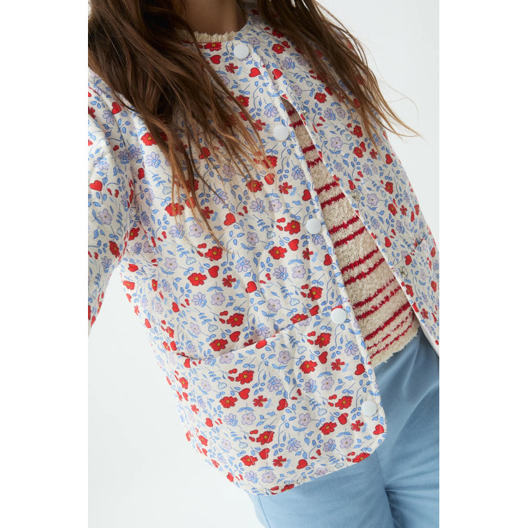 cazadora fille  ciafan blouson de fille con estampado