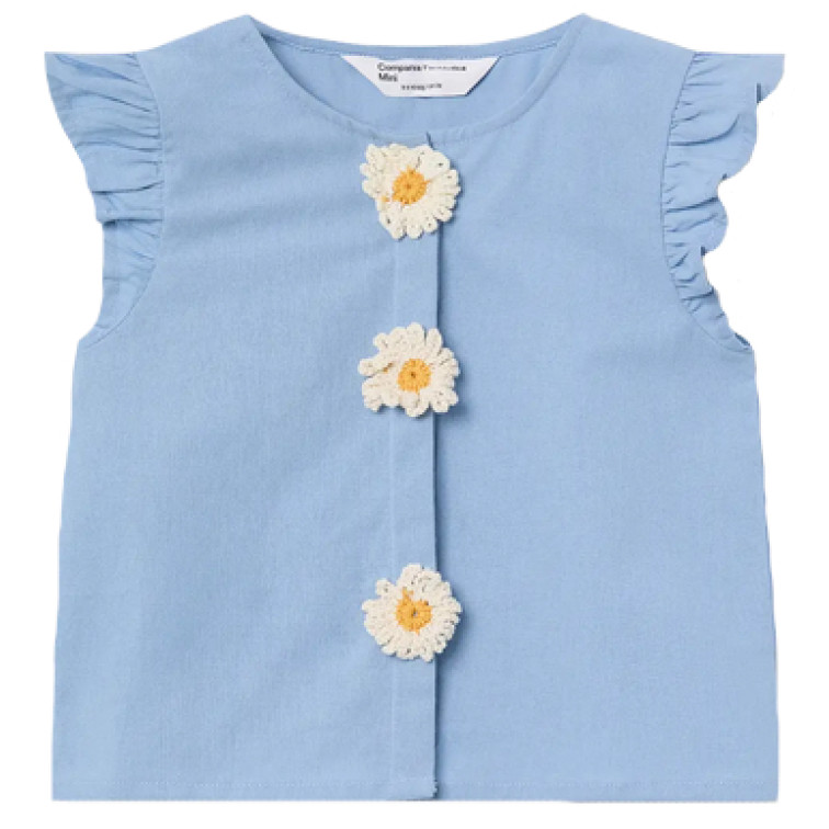 t-shirt fille  ciafan top de fille con margaritas