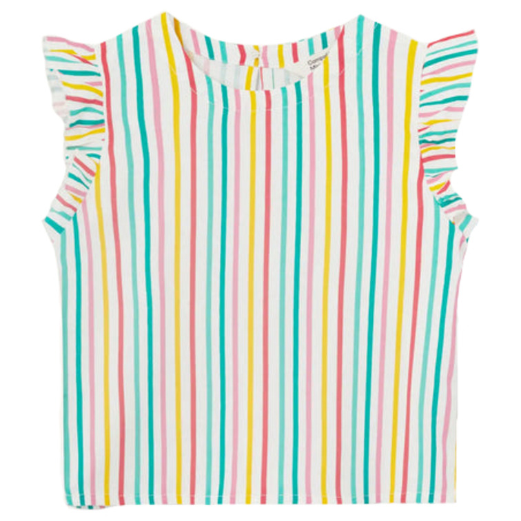 t-shirt fille  ciafan top de fille rayas multicolor