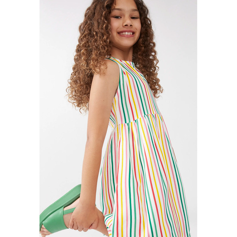 robe fille  ciafan robe corto de fille rayas mu