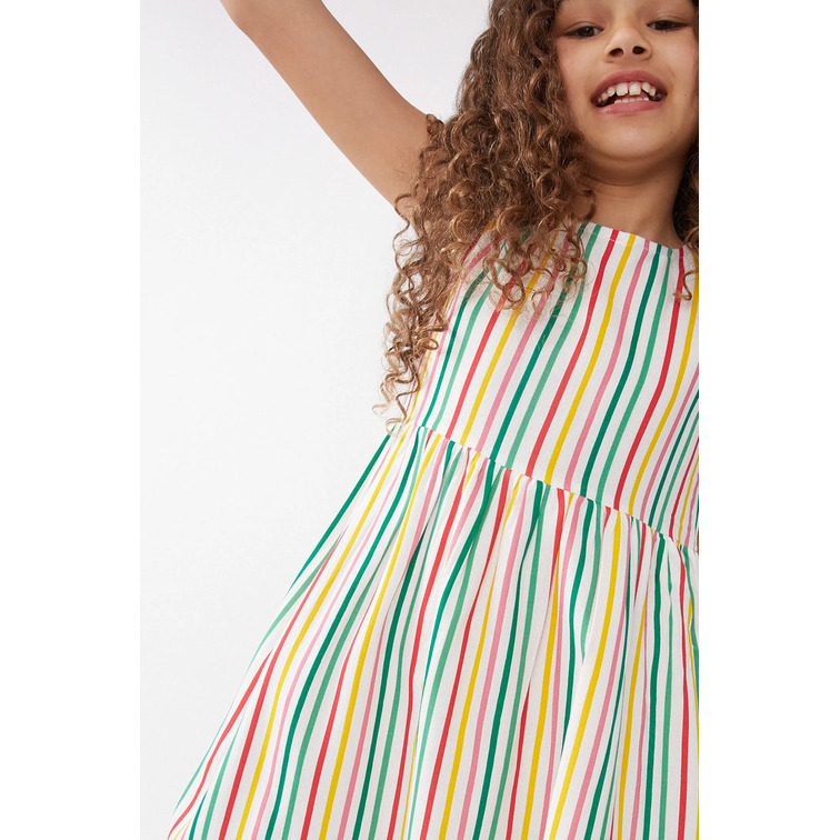 robe fille  ciafan robe corto de fille rayas mu