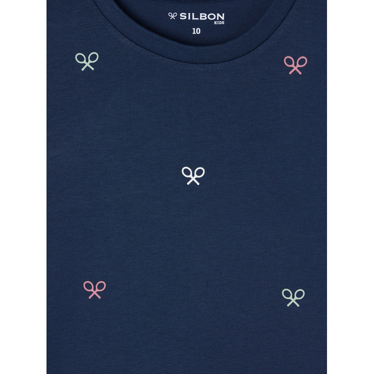 t-shirt garçon  silbon t-shirt kids multiraquetas az