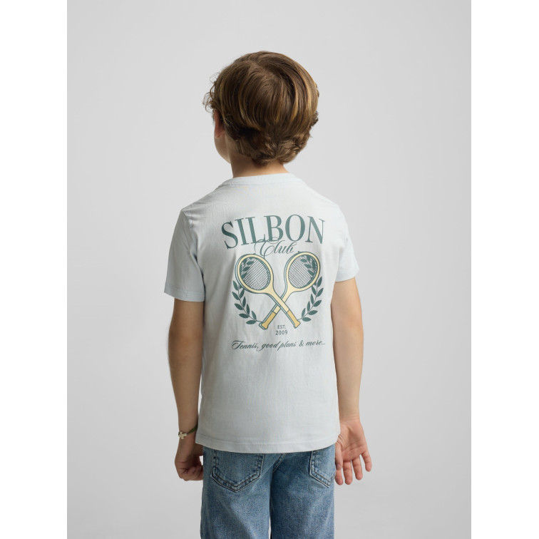 t-shirt garçon  silbon t-shirt kids silbon club