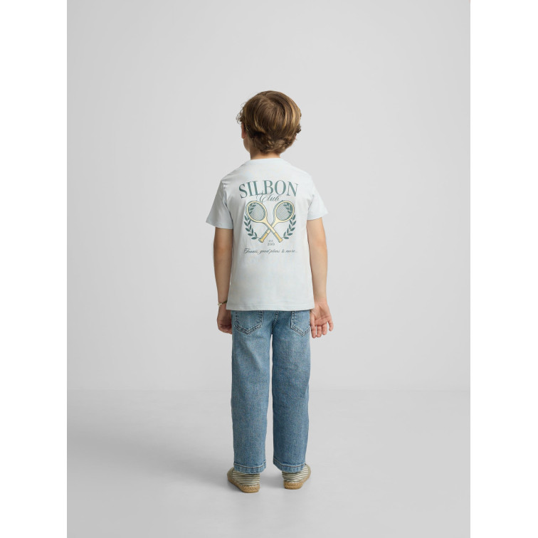 t-shirt garçon  silbon t-shirt kids silbon club