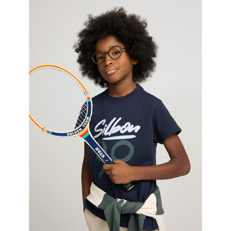 t-shirt garçon  silbon t-shirt kids silbon dibujo