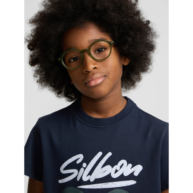 t-shirt garçon  silbon t-shirt kids silbon dibujo