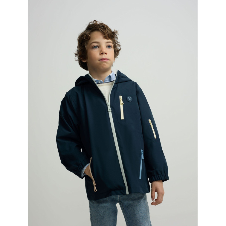 cazadora garçon  silbon cortavientos kids cremallera m
