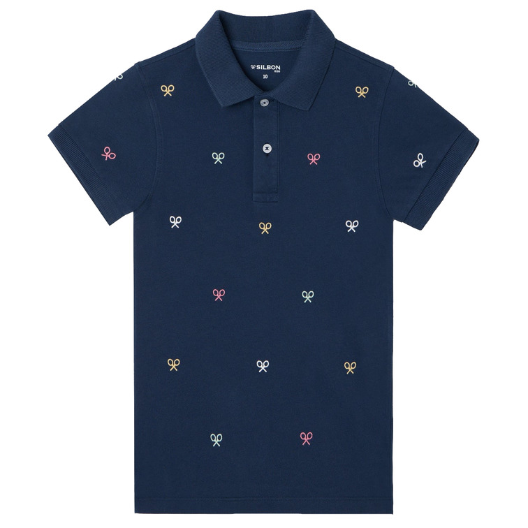 pôle garçon  silbon pôle kids multiraqueta azul