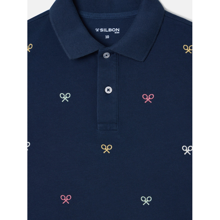 pôle garçon  silbon pôle kids multiraqueta azul