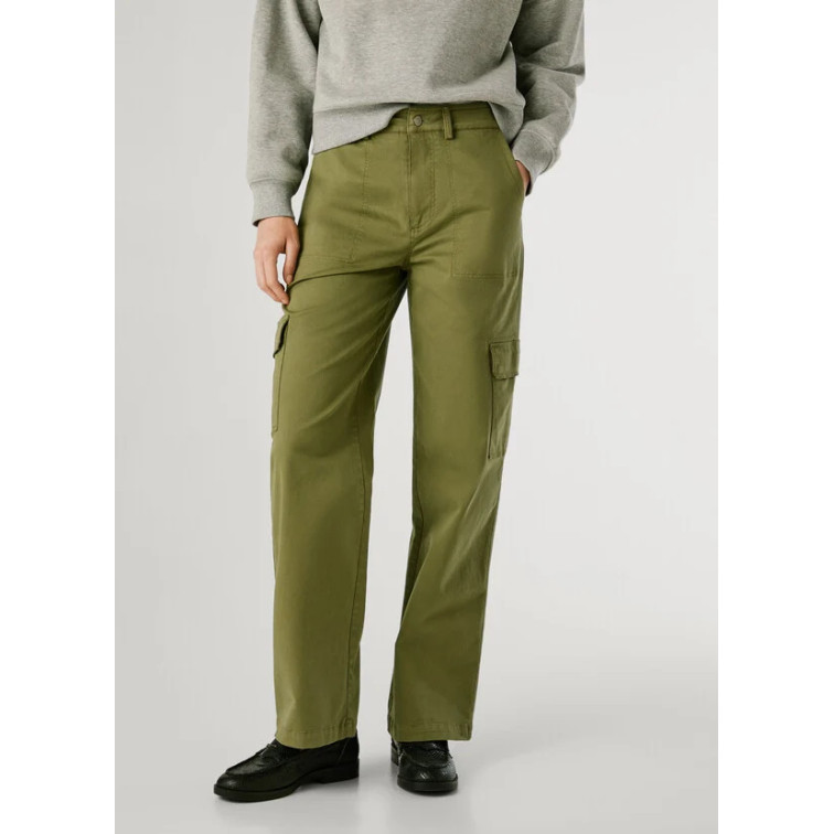 pantalon femme  pepe jeans tini cargo