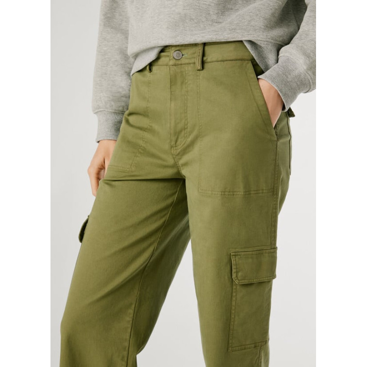 pantalon femme  pepe jeans tini cargo